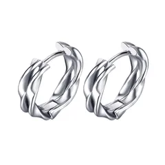 【数量限定】フープピアス メンズ レディース サージカルステンレス アレルギーフリー 両耳用 人気 かっこいい シンプル リングピアス アクセサリー 誕生日 記念日 プレゼント男女兼用