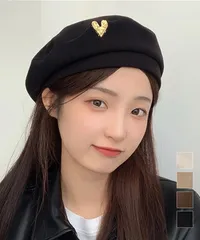 ベレー帽 レディース帽子 春秋冬 3色