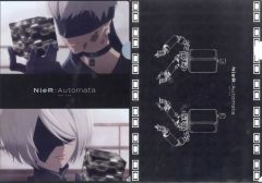 [중고] 클리어 파일 2B & 9S / 포드 042 & 포드 153 A4 클리어 파일 세트 [이치 반 쿠지 NieR : Automata Ver1.1a - 인류에게 영광이 -] H 상