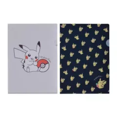 【中古】クリアファイル ピカチュウとズリのみ A4クリアファイル2枚セット 「ポケットモンスター」 ポケモンセンター限定
