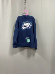 ナイキ キッズ ネイビー フード Tシャツ (120 サイズ)