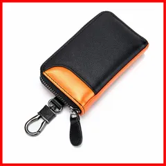 多機能 6連 大容量 一体型 case key 定期入れ 免許証 プレゼント 鍵 カード入れ付き パスケース キーホルダー 車 スマートキーケース カードキーケース 2つ外側ポケット 本革 メンズ キーケース [MBOYU]