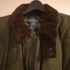 ポロラルフローレン コーデュロイ カラ ダックダウン ジャケット