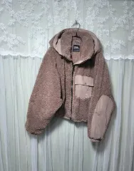 ZARA ザラ フリース ボア クロップド ジャケット