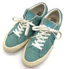 CONVERSE×GOLF le FLEUR コンバース×ゴルフラフルール ワンスター スエード 160326C スニーカー ユニセックス 26.5cm ライトブルー系