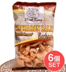 【6個セット】チチャロン バラット - 豚皮の唐揚げ  CHICHARON BALAT Barbecue 【Pork K