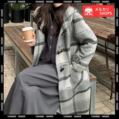 【送料無料】トグルボタン ロングコート チェック柄コート ビッグチェック フード付き 軽量 ダッフルコート レディース カジュアル きれいめ 春秋 フーディアウター 通勤 通学 ライトアウター ミモレ丈コート 上品 新品 未使用 CH90DONGXU-001