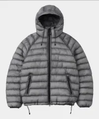 L ムン・スア(MOON SUA) SUARE(スアレ) ライト シアー シェル ダウン アウター グレー