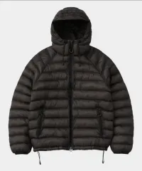 L スアレ ライト シアーシェル ダウン アウター ブラウン