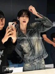 コシ Haru プラン ウォッシュ デニム セットアップ