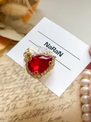 175≫レトロボタンとビジューのブローチ