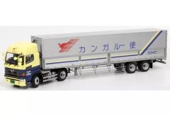 ケンクラフト・プラッツ 1/50 日野プロフィアSS 6x4トレーラーセット