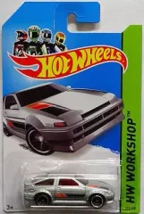【中古】ミニカー 1/64 TOYOTA AE-86 COROLLA(シルバー×ブラック) 「Hot Wheels HW WORKSHOP」 [BFF01-07B3]