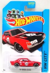 【中古】ミニカー 1/64 ’70 TOYOTA CELICA #22(レッド×ブラック) 「Hot Wheels HW CITY」 [BFC46-09B0D]