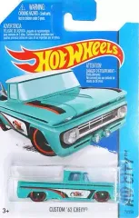 【中古】ミニカー 1/64 CUSTOM ’62 CHEVY(エメラルドグリーン) 「Hot Wheels HW CITY」 [CFL86-D7B3]
