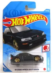 【中古】ミニカー 1/64 ’98 SUBARU IMPREZZA 22B STi-VERSION(ブラック) 「Hot Wheels J-IMPORTS」 [GTB01]