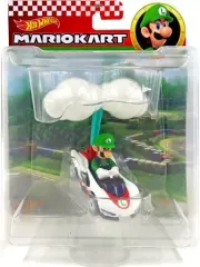 【中古】ミニカー 1/64 ルイージ(Pウイング) 「Hot Wheels マリオカート グライダー」 [GVD35]