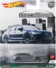 【中古】ミニカー 1/64 ’17 アウディー RS 6 アバント 「Hot Wheels カーカルチャー ファストワゴン」 [GRJ65]