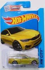 【中古】ミニカー 1/64 BMW M4(ゴールド) 「Hot Wheels HW CITY」 [CFL31-D7B3]
