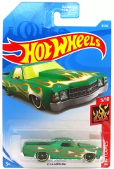 【中古】ミニカー 1/64 ’71 CAMINO(グリーン) 「Hot Wheels HW FLAMES」 [FYC40]