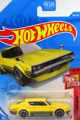 【中古】ミニカー 1/64 NISSAN SKYLINE 2000 GT-R(イエロー×ブラック) 「Hot Wheels THEN AND NOW」 [GTB39]