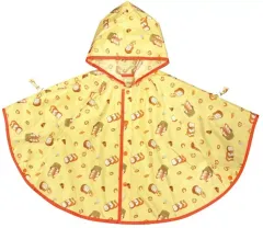 【新品】衣料雑貨 イエロー レインポンチョ イエロー 「パンどろぼう」