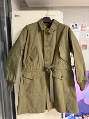 50 Nigel Cabourn(ナイジェル ケーボン) HALFTEX 半ジーン コート カーキ 新品