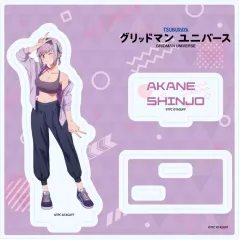 【新品】アクリルスタンド・アクリルパネル [新品] 08.新条アカネ スポーツウェアver.(描き下ろしイラスト) アクリルスタンドプレート 「グリッドマンユニバース」