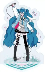 【中古】アクリルスタンド・アクリルパネル 01.初音ミク×シナモロール(コラボイラスト) アクリルスタンド 「ピアプロキャラクターズ×サンリオキャラクターズ」