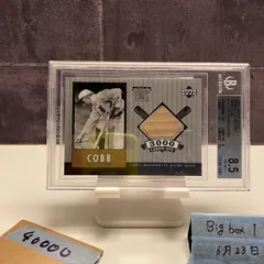 2000 Upper Deck Ty Cobb 282/350 Detroit Tigers A Piece of History 3000 Hit Club Game-used バット カード
