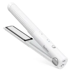 【人気商品】ミニ｜コンパクト・持ち運び・前髪用｜2way・MAX200℃・ポーチ付(ホワイト) コードレス コードレスヘアアイロン【145g超軽量・3段階温度調整・急速加熱】USB充電式ヘアアイロン