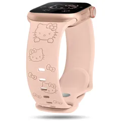 【特価商品】8 9 10 7 Serie11 6 iWacth 5 レディース交換ベルトfor 4 女性 通気 3 人気 SE/Ultra 萌え 3 おしゃれ あっぷるうぉっちバイカラーデザインキャラクターシリコンバンド可愛い 2 Watch/アップルウォッチ