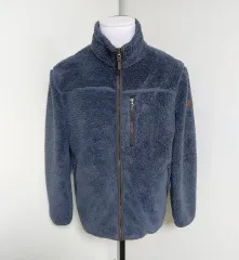 OLZEN メンズ フリース フルジップアップ アウター (105)