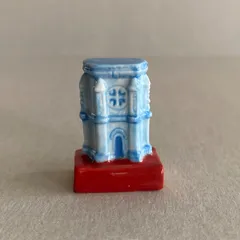 ロスリン礼拝堂のフェーブ/スコットランド/フランス雑貨/陶器ミニチュア/ブロカント/ヴィンテージ/蚤の市/幸運の小さな陶器