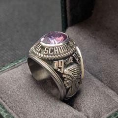 JOSTENS 1928年 スターリングシルバー925 13号 カレッジリング - メルカリ