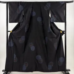 結城紬 身丈161cm 裄丈64cm 正絹 逸品 【中古】 結城紬 身丈162cm 裄丈67cm M 単衣 本場結城ちぢみ 人間国宝 田中林次