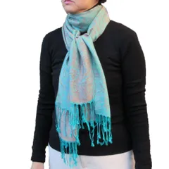 夏用 UVカット 冷房よけ 夏 春 春用 春物 秋 ストール 春夏 レディース ショール パシュミナ風 大判 カシミアタッチ 誕生日 プレゼント [.a ペイズリー柄 all over the world]