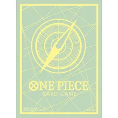 【新品】 ONE PIECE カードゲーム オフィシャルカードスリーブ 9 D:スタンダード ミントグリーン&レモン 佐賀