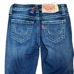 RODEO CROWNS ストレッチ スキニーデニム インディゴ サイズ25 レディースS ロデオクラウンズ
