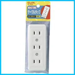 【特価商品】4個口 A-43H 15A 125V 電源タップ テーブルタップ ELPA) エルパ