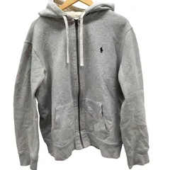ポロバイラルフローレン Polo by RALPH LAUREN スモールポニー 刺繍 ジップアップパーカー メンズ import：XL 