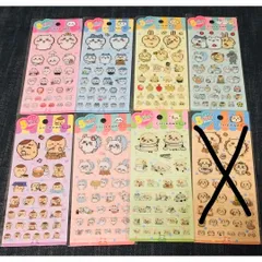 ちいかわ　うさぎ　ハチワレ　モモンガ　ぷっくりシール5サイズシールステッカー韓国