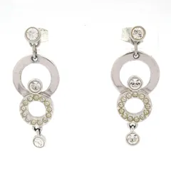 SWAROVSKI(スワロフスキー) ピアス - シルバー×クリア