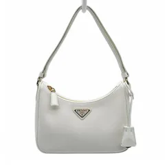 PRADA プラダ ワンショルダー ハンドバッグ サフィアーノレザー 三角プレート トライアングルロゴ RFIDタグ