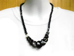 天然石 オニキスネックレス　　250720660