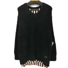 ジョエル ロブション ジェラートピケ Joel Robuchon & gelato pique パイル地 切替 Vネック シャギー ニット セーター メンズ JPN：M 