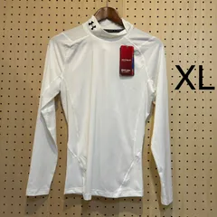 メンズヒートギアコンプレッション長袖モックシャツ XL（1369606）