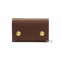 正規取扱店 レッドムーン 財布 REDMOON 二つ折り 二つ折り財布 三つ折り MID LINE ショートウォレット 本革 メンズ TW01-MID ダークブラウン(DCB)