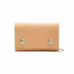 正規取扱店 レッドムーン 財布 REDMOON 二つ折り 二つ折り財布 三つ折り MID LINE ショートウォレット 本革 メンズ TW01-MID ナチュラル(DNT)