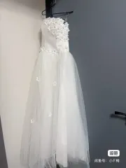 新品 白 ウェディング/撮影 ドレス